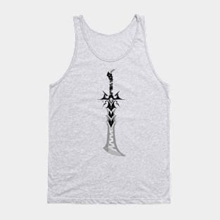 Fantasy gray sword Tank Top